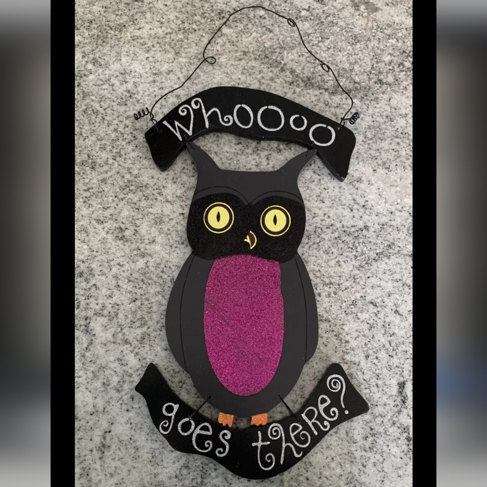🇺🇦 Owl Decor Piece Wall Art Halloween Spring Easter New